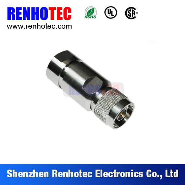 N male type compression connector for LMR 400 cable